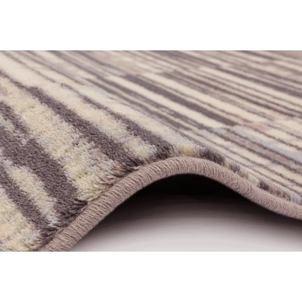 Siva volnena preproga 160x240 cm Grids – Agnella-image-2