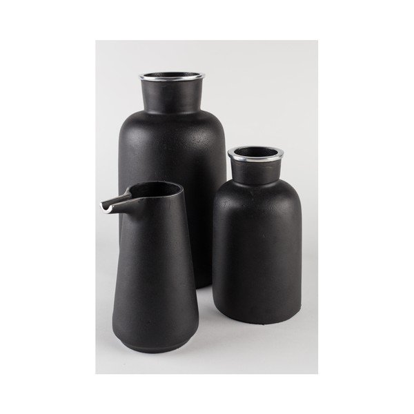 Črna aluminijasta vaza Zuiver Farma, višina 29 cm-image-4