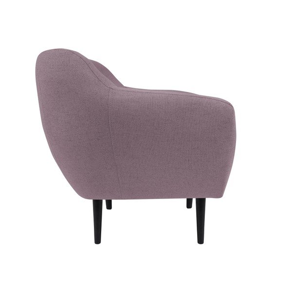 Roza fotelj z rjavimi nogami Mazzini Sofas Piemont-image-2