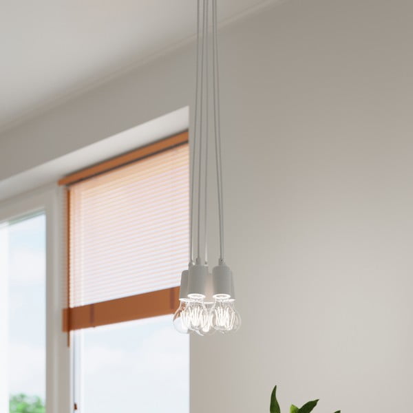 Bela viseča svetilka ø 15 cm Rene – Sollux-image-1