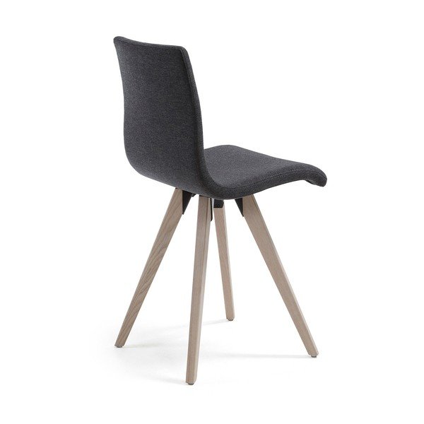Komplet 4 črnih jedilnih stolov La Forma Una-image-3