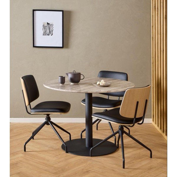 Črn jedilni stol Owen – Actona-image-1