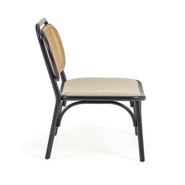 Črn fotelj Kave Home Doriane-image-2