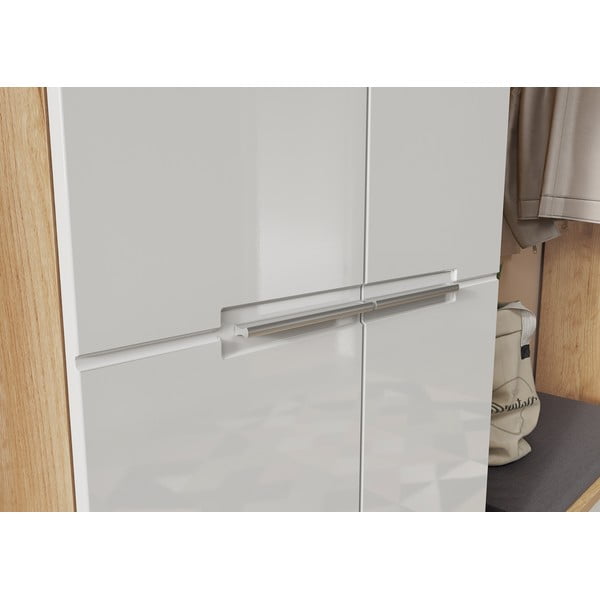 Bela omara iz hrastovega lesa 60x198 cm Aledo - Germania-image-1