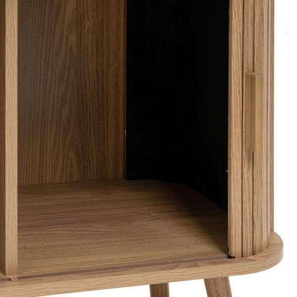 Regal v hrastovem dekorju 80x172x40 cm Elia – Casa Selección-image-3