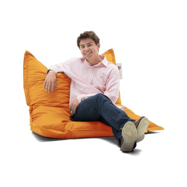Oranžna vrtna sedežna vreča Mattress – Floriane Garden-image-1