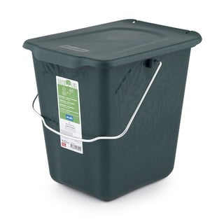 Temno zelen koš za kompostne odpadke 7 l Greenlije - Rotho