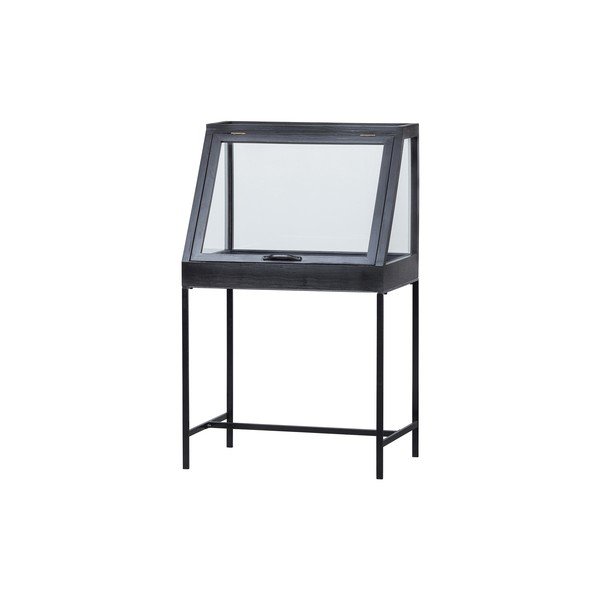 Črna vitrina 65x109 cm Dido – WOOOD-image-3