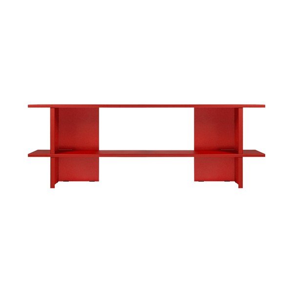 Rdeč kovinski regal 160x57x37 cm Hes – noo.ma-image-2