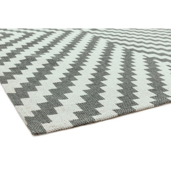 Sivo-bela preproga Asiatic Carpets Geo, 120 x 170 cm-image-1