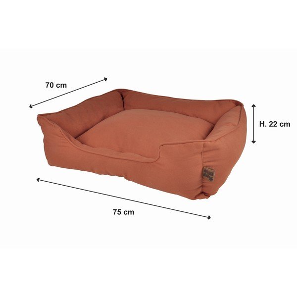 Oranžna postelja za pse 70x75 cm – Love Story-image-4