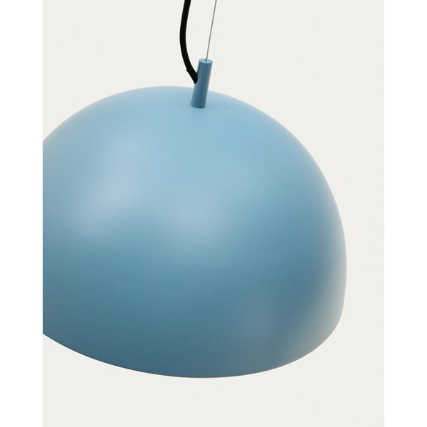 Modra viseča svetilka s kovinskim senčilom ø 39,5 cm Catlar – Kave Home-image-4