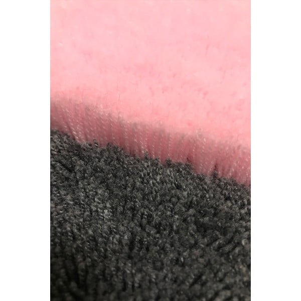 Komplet 3 sivih pravokotnih kopalniških preprog Foutastic Home-image-3