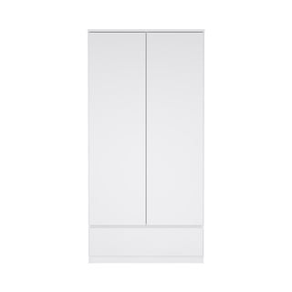 Bela garderobna omara 99x201 cm Naia - Tvilum