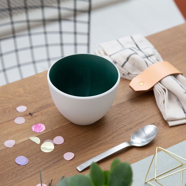 Belo-zelena porcelanasta skleda Villeroy & Boch Uni, 450 ml-image-2