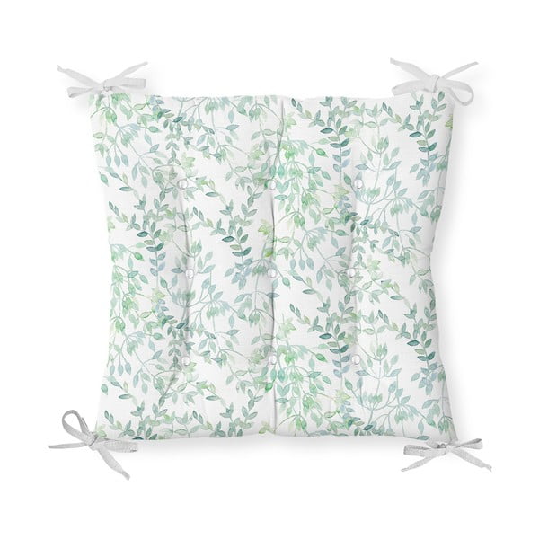 Sedežna blazina iz mešanice bombaža Minimalist Cushion Covers Delicate Greens, 40 x 40 cm