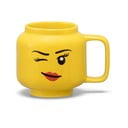 Rumena keramična otroška skodelica 255 ml Head - LEGO®