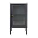 Črna kovinska vitrina 38x70 cm Dalby – House Nordic