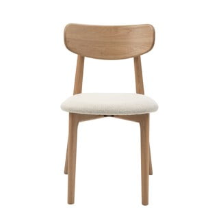 Kremno bel/naraven jedilni stol Elim – Unique Furniture