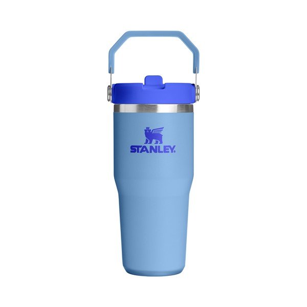 Modra termovka iz nerjavečega jekla 410 ml IceFlow™ Flip Straw 2.0 Tumbler Blue Sky – Stanley