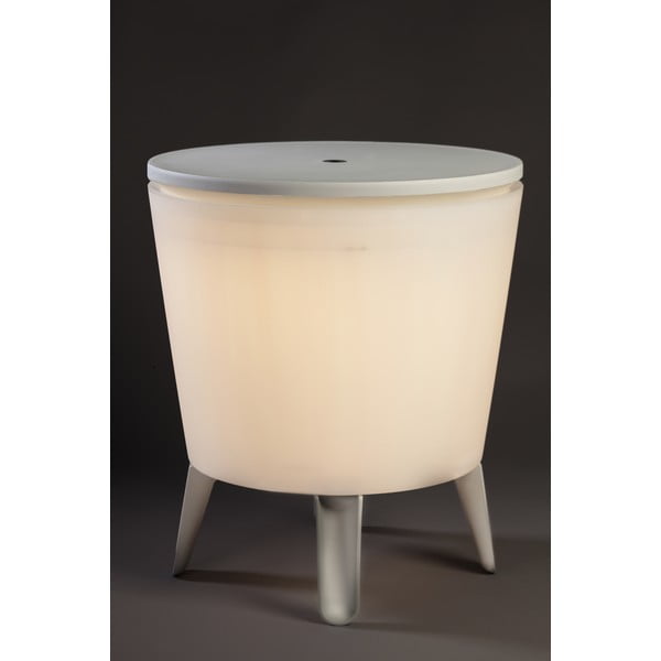 Okrogla vrtna miza s prostorom za led 49.5x49.5 cm Illuminated cool – Keter-image-2
