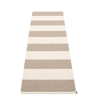Bež/kremno bel zunanji in notranji tekač 70x225 cm Bob Mud Vanilla – Pappelina