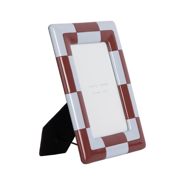 Bordo rdeč/svetlo moder okvir iz poliresina 16x21 cm Firenze – PT LIVING-image-1