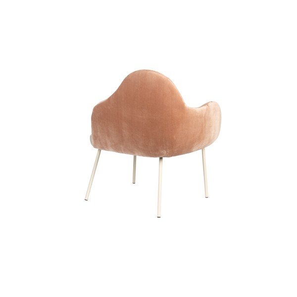 Breskov žameten fotelj Friuli – Zuiver-image-4