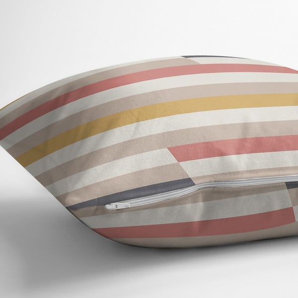 Prevleka za blazino 43x43 cm Rosy Bandas – Mila Home-image-2