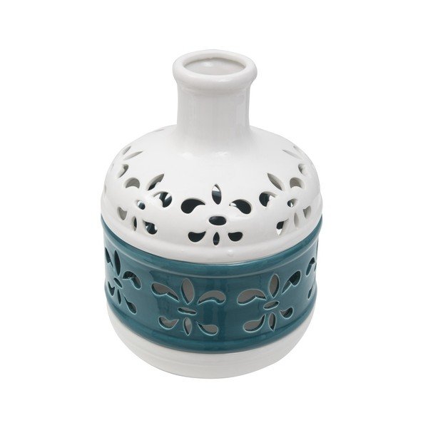 Modro-bela porcelanska vaza Mauro Ferretti Basso-image-2
