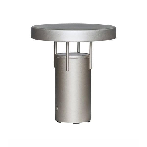 Svetlo siva LED zatemnitvena namizna svetilka (višina 20 cm) BringMe – Hübsch