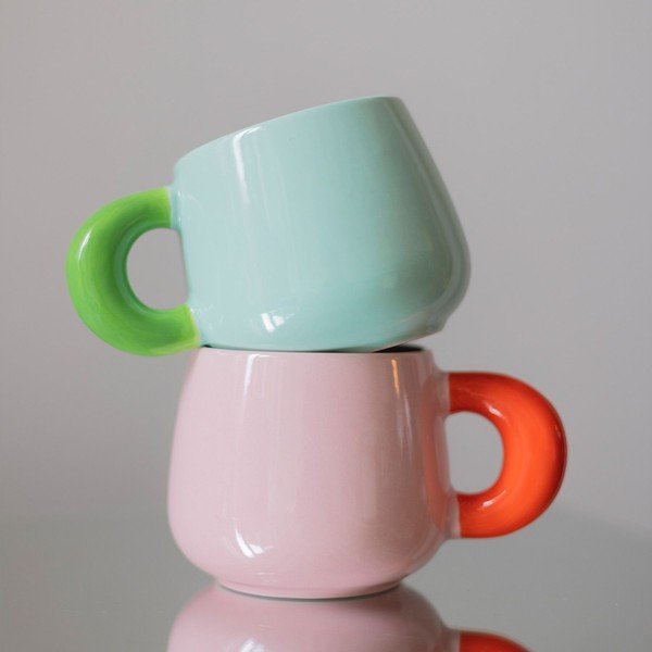 Rožnata skodelica iz porcelana new bone china 470 ml Coco – ONA-image-4