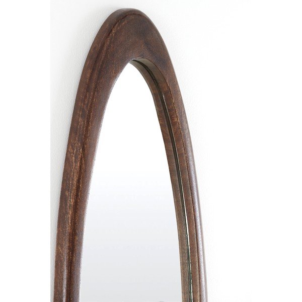 Stensko ogledalo z lesenim okvirjem 31x100 cm Salento – Light & Living-image-1