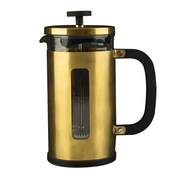 Frenchpress v zlati barvi z zajemalko za kavo Creative Tops Pisa, 350 ml