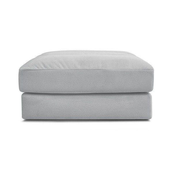 Svetlo siv žameten tabure Sierra – Bobochic Paris