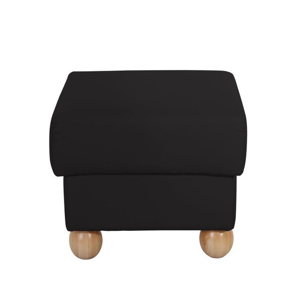 Max Winzer Monarch Black Ottoman-image-1