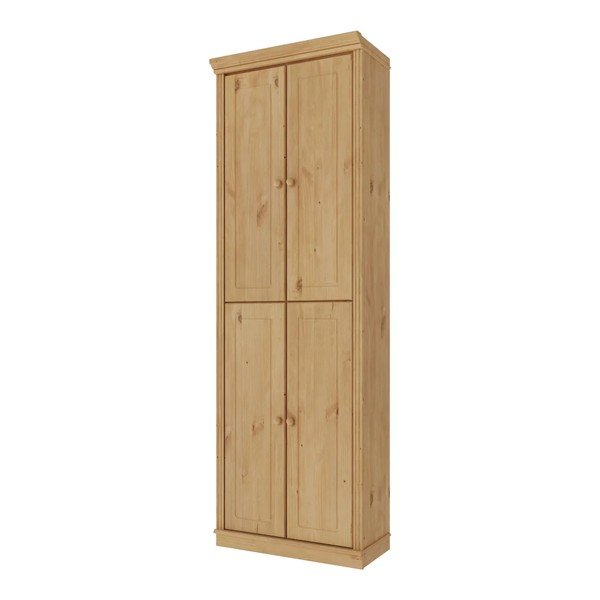 Omara iz masivnega bora v svetli naravni barvi 74x223x37 cm Anita – Støraa-image-3