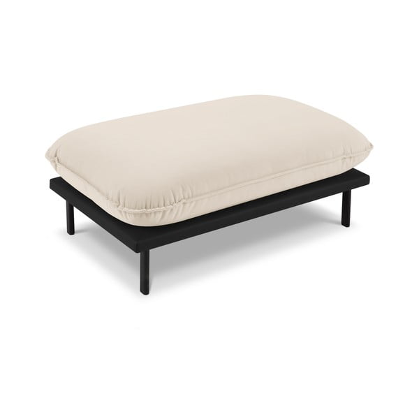 Bež žameten tabure Auguste – Interieurs 86-image-3