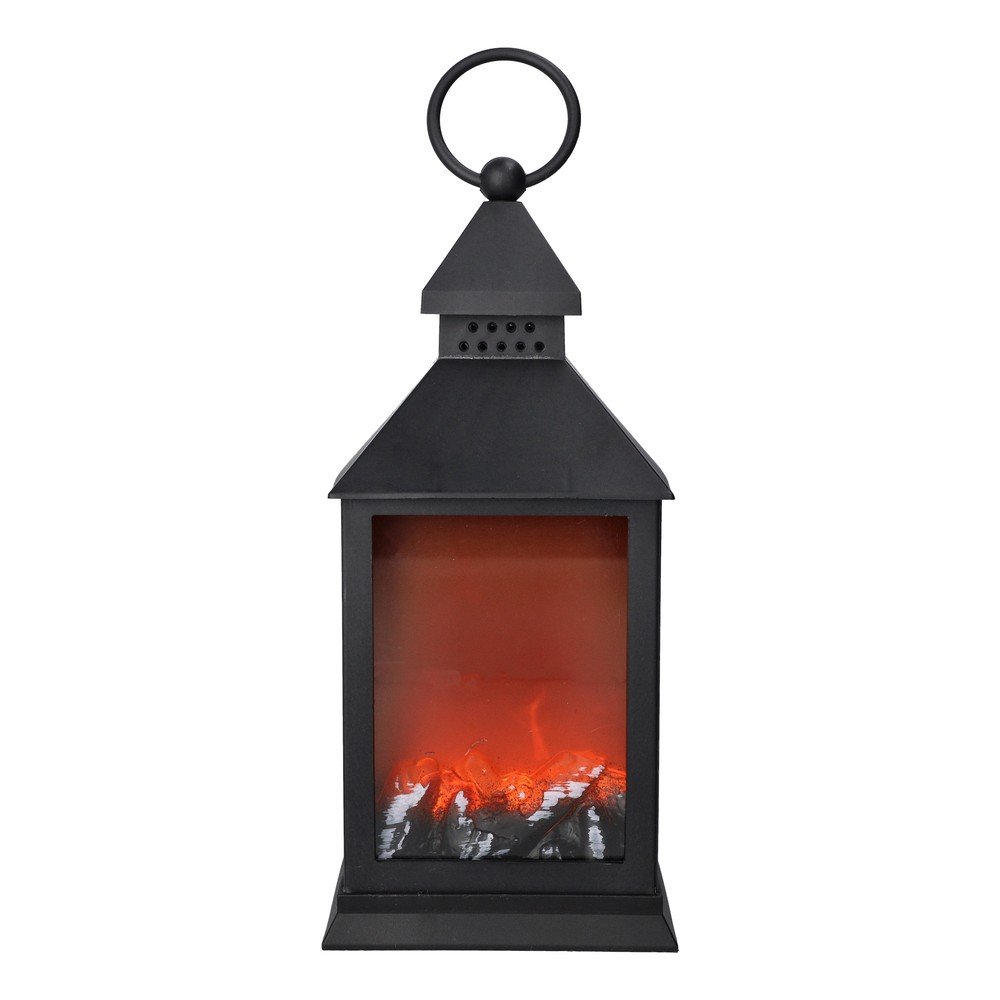 Črn LED kamin