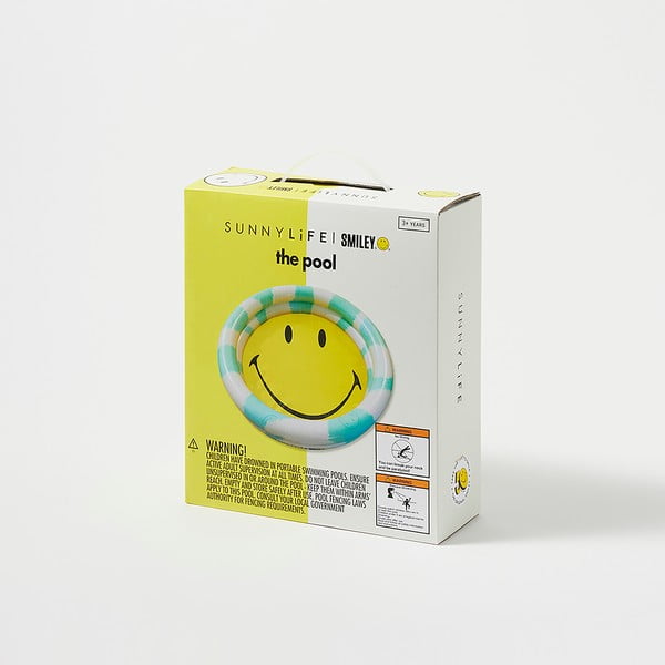 Napihljiv bazen Sunnylife Smiley, ø 165 cm-image-4