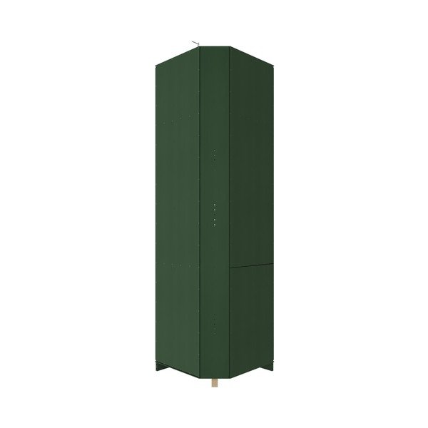 Zelen regal iz masivnega bora 85x219x56 cm Anita – Støraa-image-4