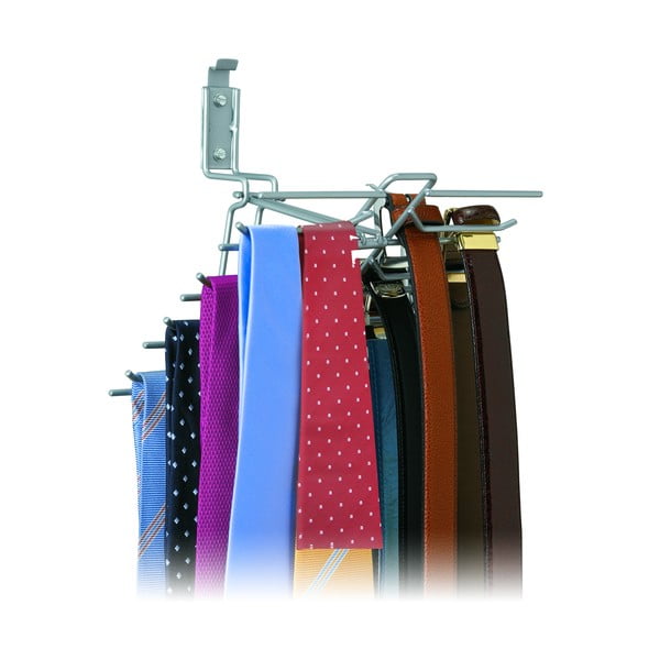 Kovinski obešalnik za kravate in pasove – Rayen