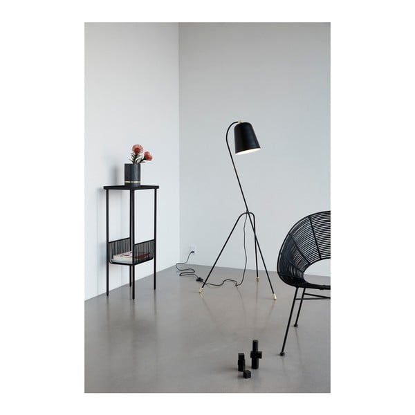 Črni stol iz ratana Hübsch Aslog-image-1