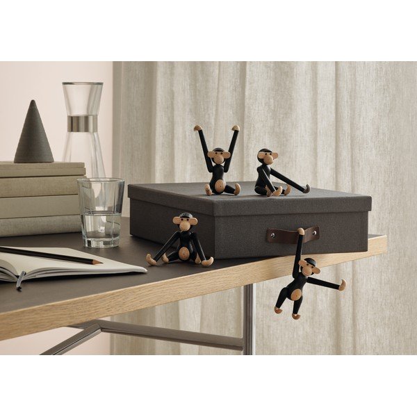 Masiven hrastov kipec Kay Bojesen Denmark Monkey Hanging-image-1