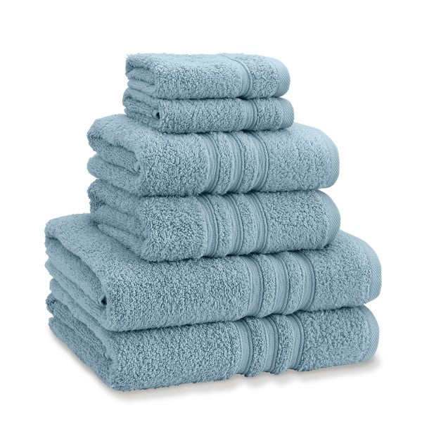 Modri frotirni bombažni komplet brisač 6 ks Zero Twist – Catherine Lansfield