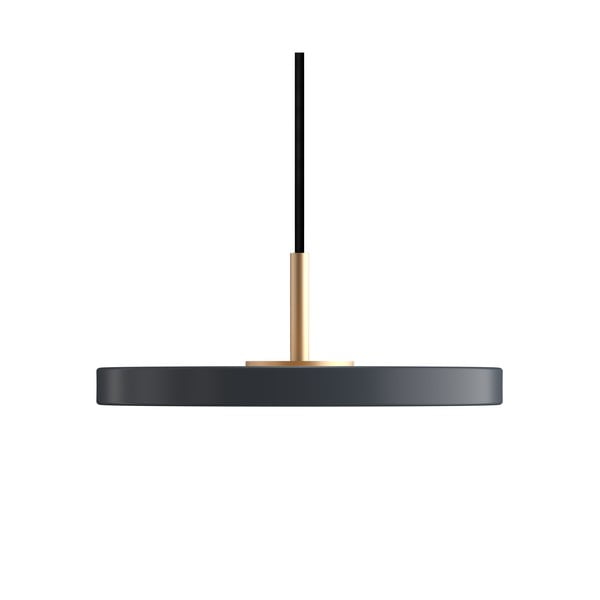 Antracitno siva LED viseča svetilka s kovinskim senčnikom ø 15 cm Asteria Micro – UMAGE-image-4