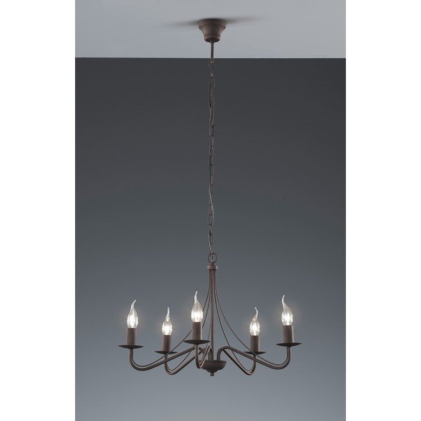 Kovinska viseča svetilka v bronasti barvi ø 55 cm Country – Reality-image-2