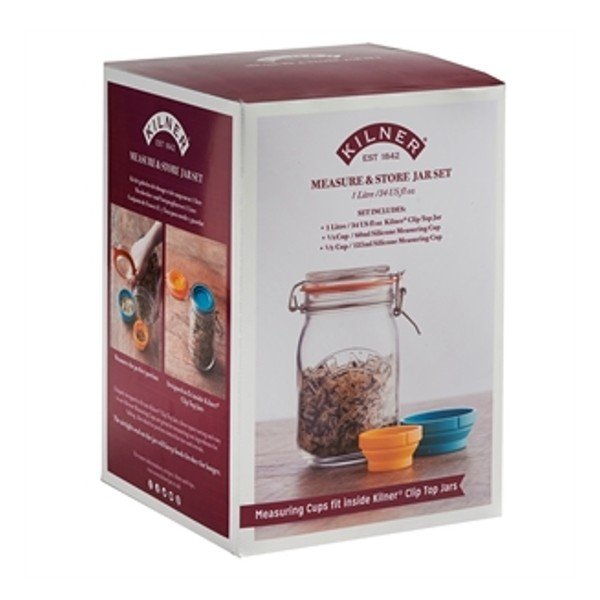 Posoda za hrano z mericami Kilner, 1 l-image-1
