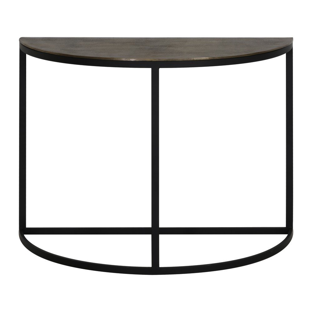 Kovinska stranska mizica v bronasti barvi 42x100 cm Peto