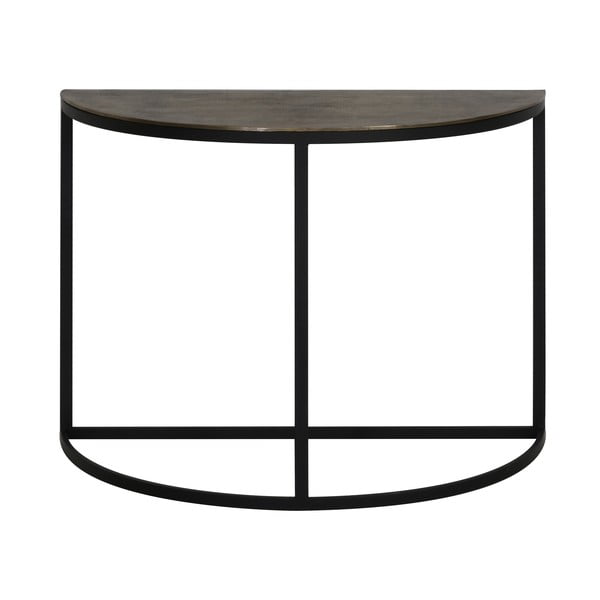 Kovinska stranska mizica v bronasti barvi 42x100 cm Peto – Light & Living